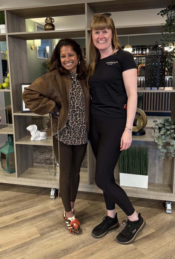Kath from Uncluttered by Kath with Dilly Carter, professional organiser and star of BBC One's Sort Your Life Out